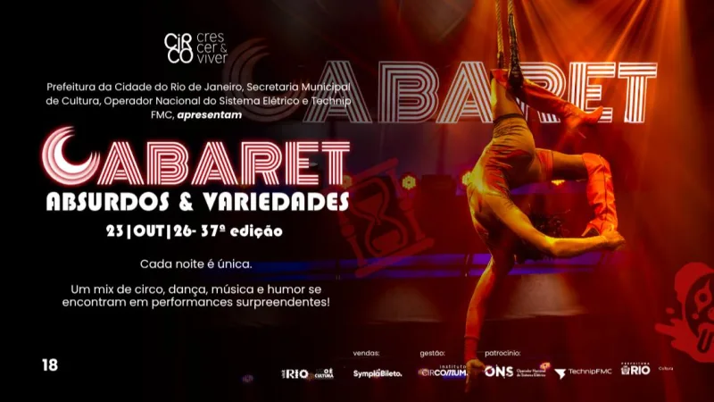 CABARET – Absurdos e Variedades 23/10