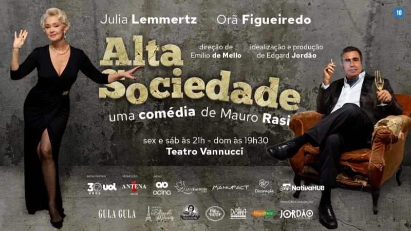 Alta Sociedade, Comédia de Mauro Rasi