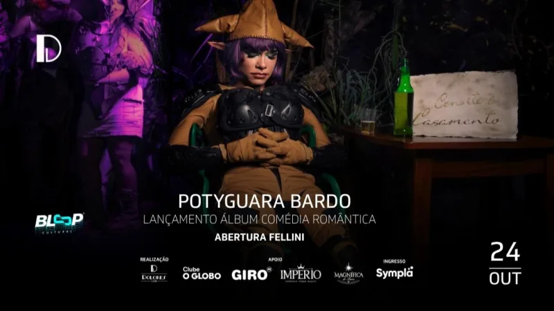 Lançamento Álbum Comédia Romântica - Potyguara Bardo | 24.10