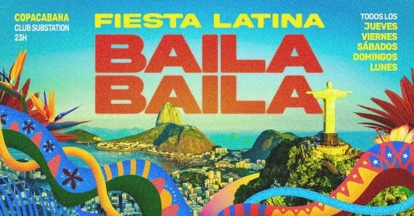 Fiesta Latina Baila Baila |Baile de Reggaeton | Copacabana | 22 octubre