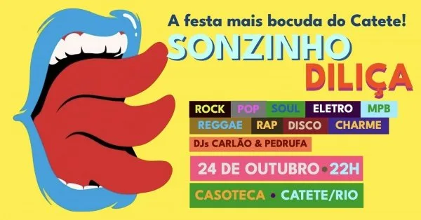 **CANCELADA** SONZINHO DILIÇA de OUTUBRO!