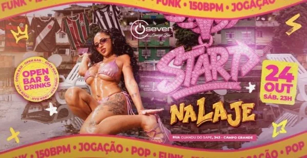 Festa START | Na Laje | Open Bar | Seven Lounge