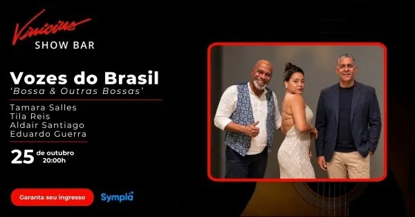 Vozes do Brasil no show "Bossa & Outras Bossas"