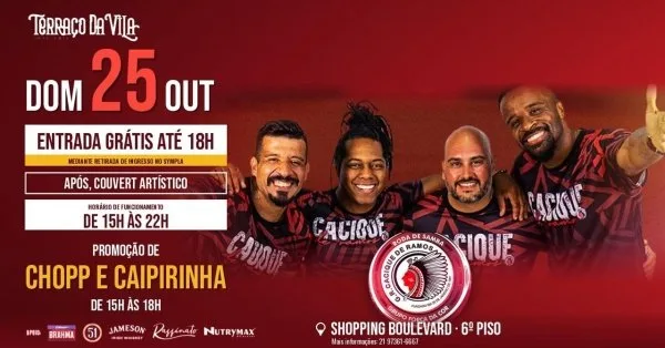 Cacique de Ramos no Terraço da Vila