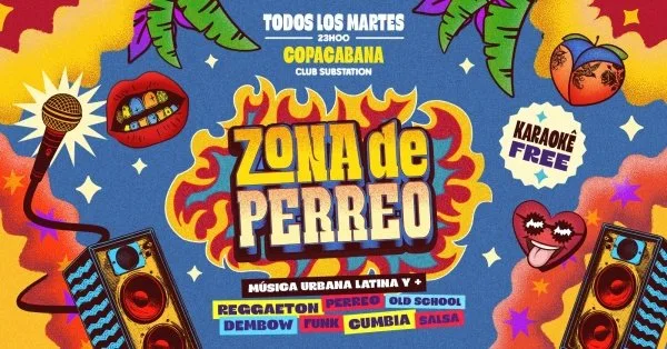 Zona de Perreo + Karaokê en el lounge| Martes 27 octubre| Copacabana