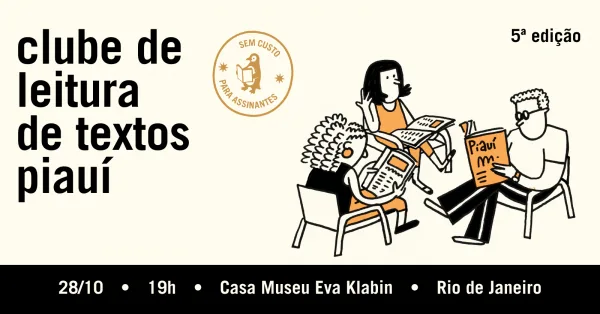Clube de Leitura de Textos piauí - Casa Museu Eva Klabin