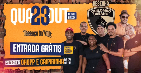 Resenha do Quilombo Urbano no Terraço da Vila