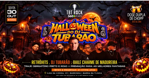 Halloween do DJ Tubarão | DJS Baile Charme de Madureira | DJ Tubarão | Retrohits | Barra da Tijuca