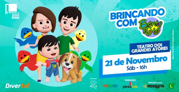 Brincando com Bento e Totó