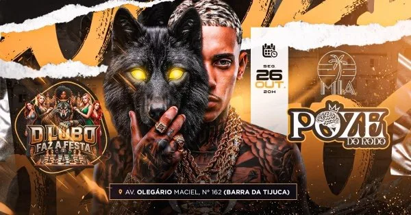 O Lobo Faz a Festa no Mia Lounge (Poze do Rodo) | Olegario Maciel -Barra da Tijuca