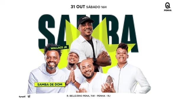 SAMBA DE DOM + WALLACE JR. na BATUQ!!!