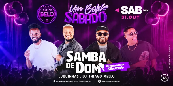 Um Belo Sábado: Samba de Dom