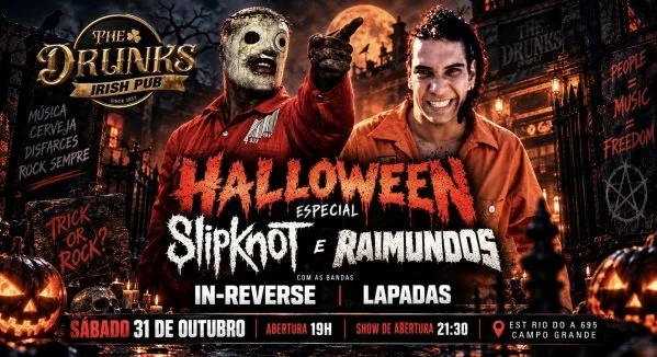Hallowen-Epsecial Slipknot e Raimundos
