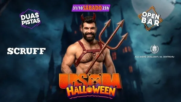 Ursada Halloween | Mega Open Bar (31/10) Sábado (Lapa)
